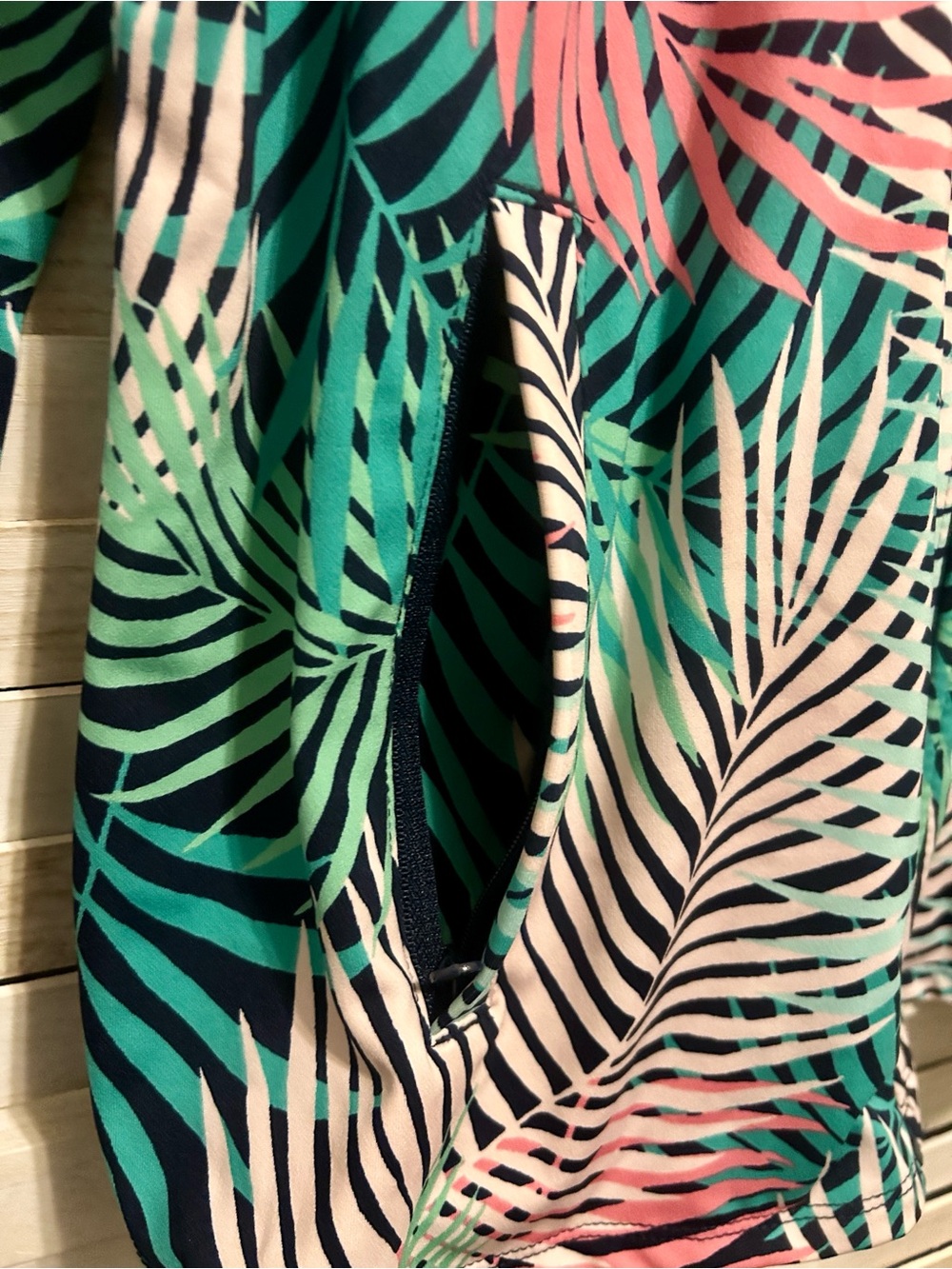 NWT Tommy Bahama Tropical Leaf Print Full Zip Jacket Size XL - Picture 5 of 8